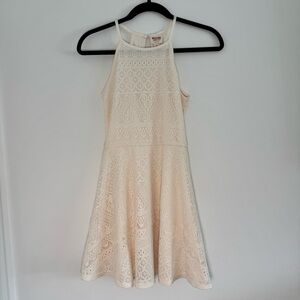Mossimo Supply Co. Cream Lace Dress